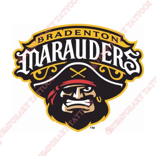 Bradenton Marauders Customize Temporary Tattoos Stickers NO.7881